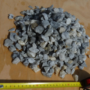 Мраморный щебень серый фр. 5-10 мм