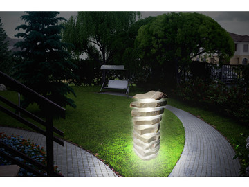 Светильники из камня для ландшафтного дизайна